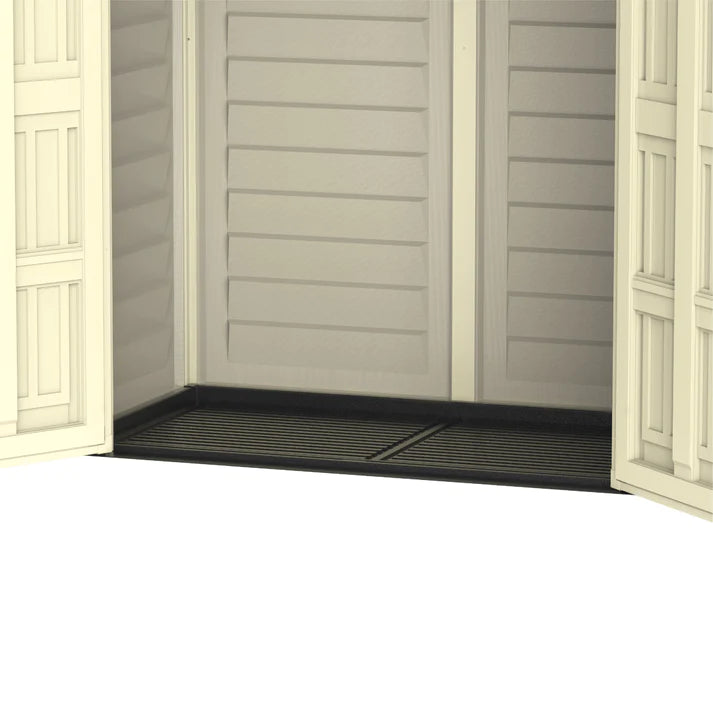 YardMate Pent PLUS 5x3ft (1.7 m x 0.9 m) Garden Storage Shed with FREE Shelving Rack 4