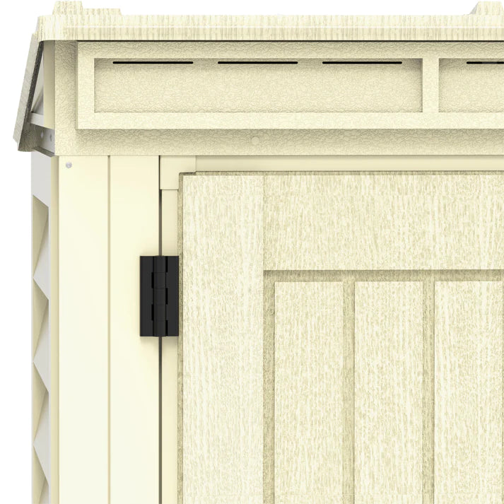 YardMate Pent PLUS 5x3ft (1.7 m x 0.9 m) Garden Storage Shed with FREE Shelving Rack 4
