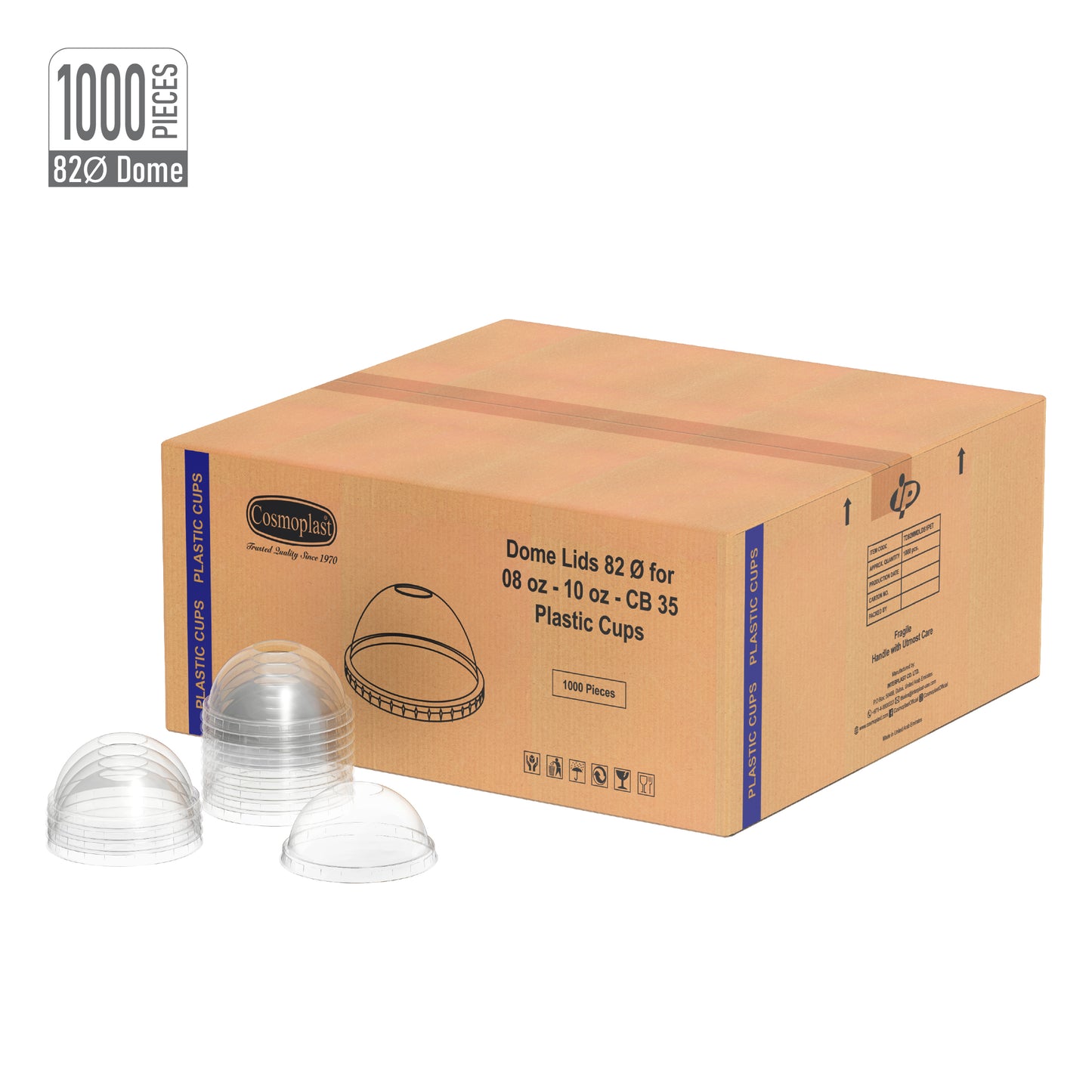 Dome Lids 82mm