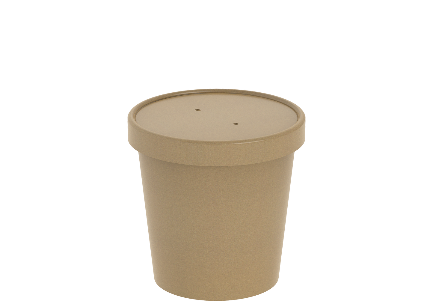 Brown Kraft Soup Containers with Lids