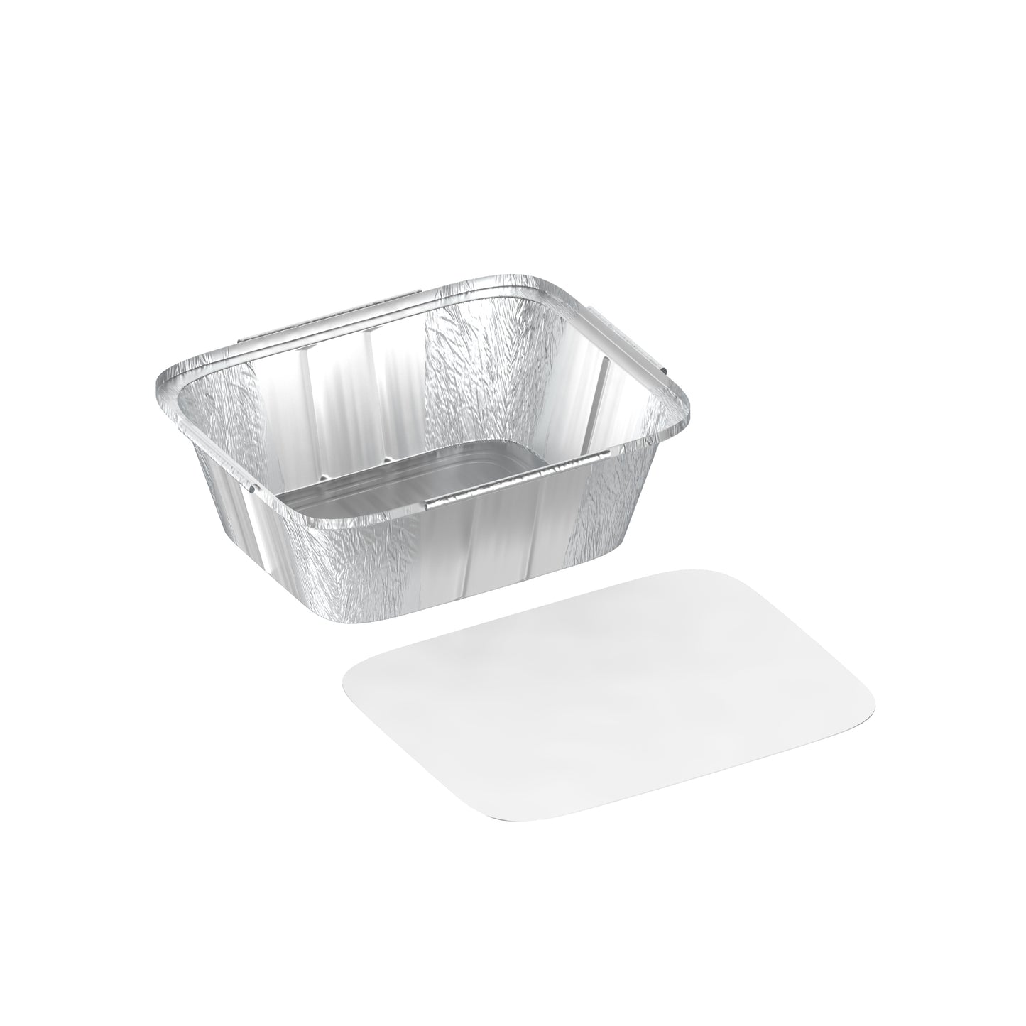 250 cc Pack of 25 Aluminium Containers with Lids