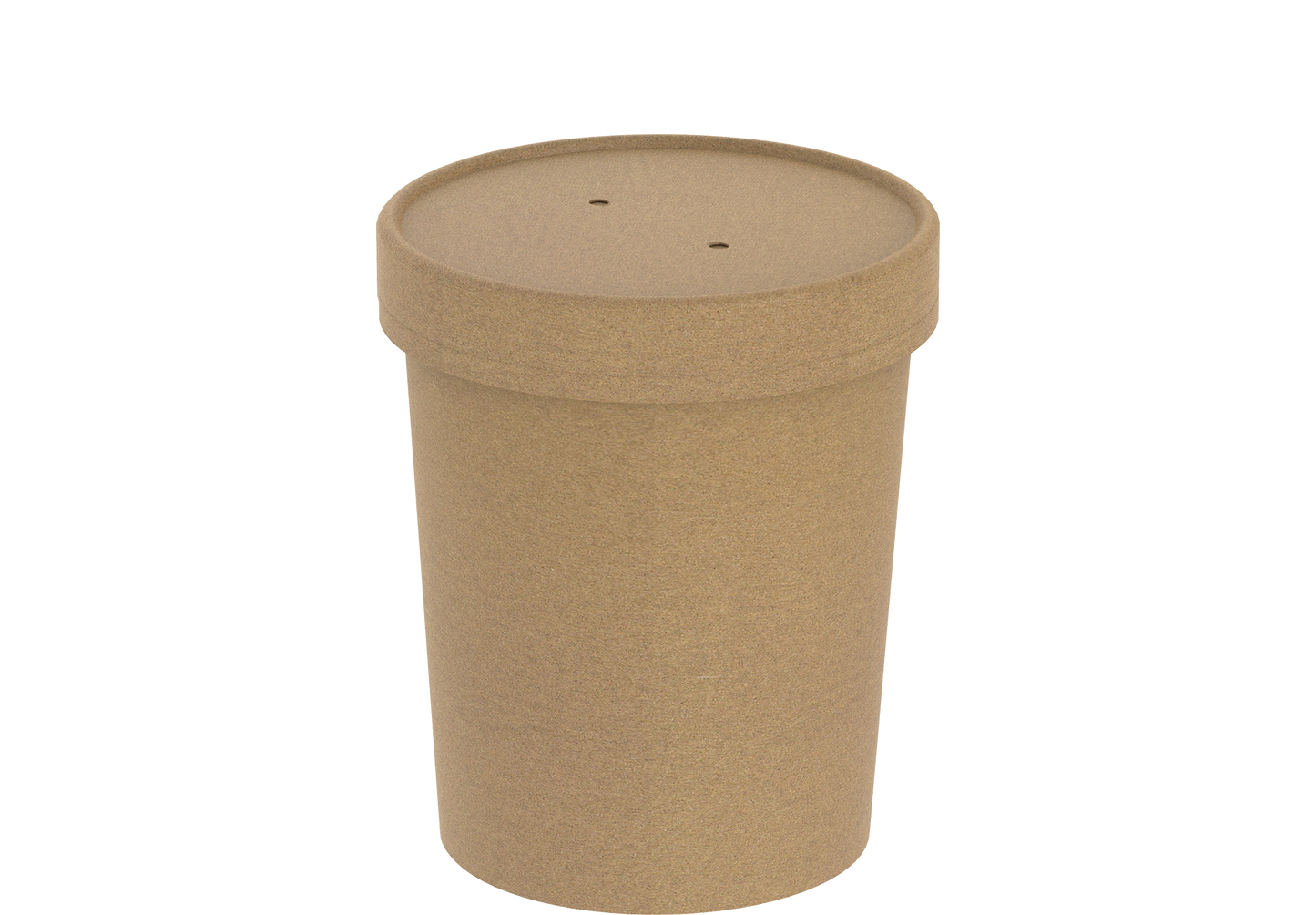 32 oz Pack of 20 Brown Kraft Soup Containers with Lids