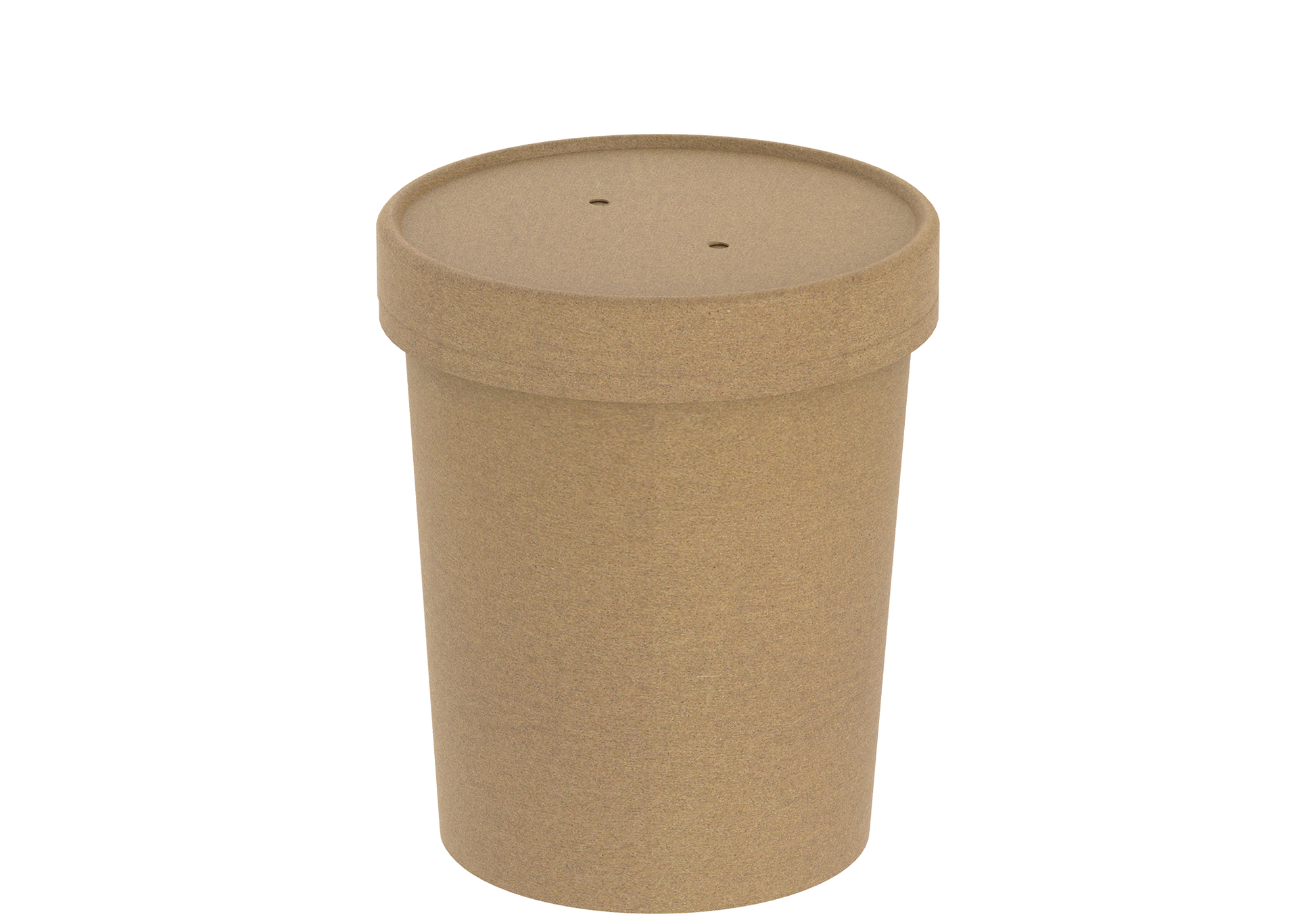 32 oz Pack of 20 Brown Kraft Soup Containers with Lids