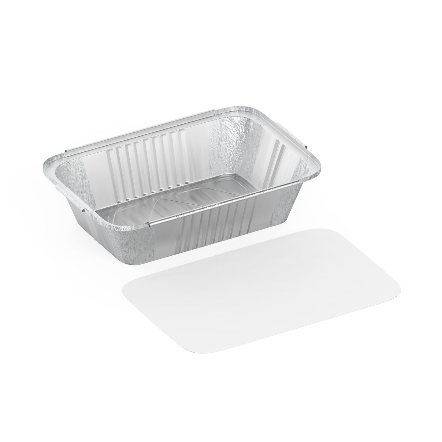 680 cc Pack of 25 Aluminium Containers with Lids