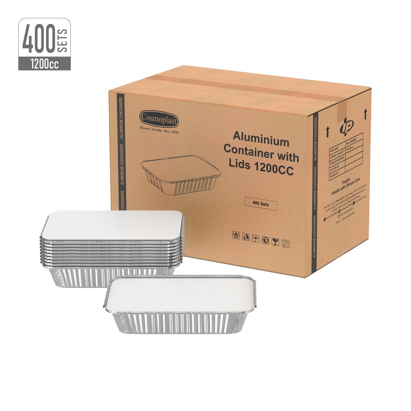 Aluminum Container with Lid