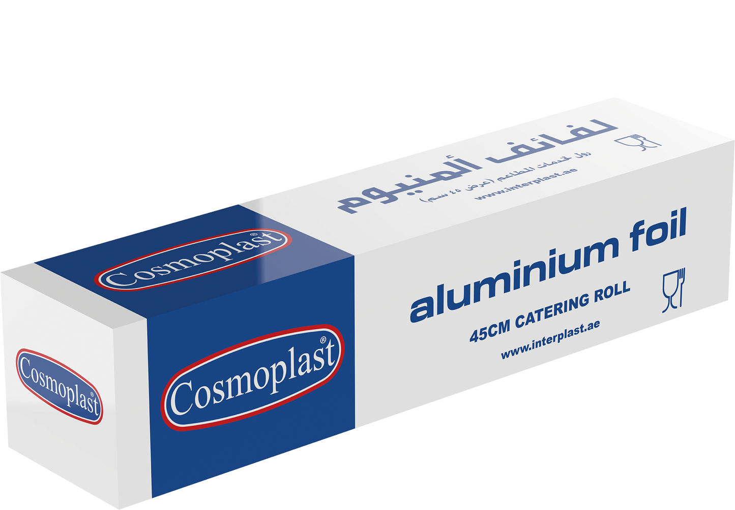 Aluminium Foil 45 cm - Catering Roll Carton of 6