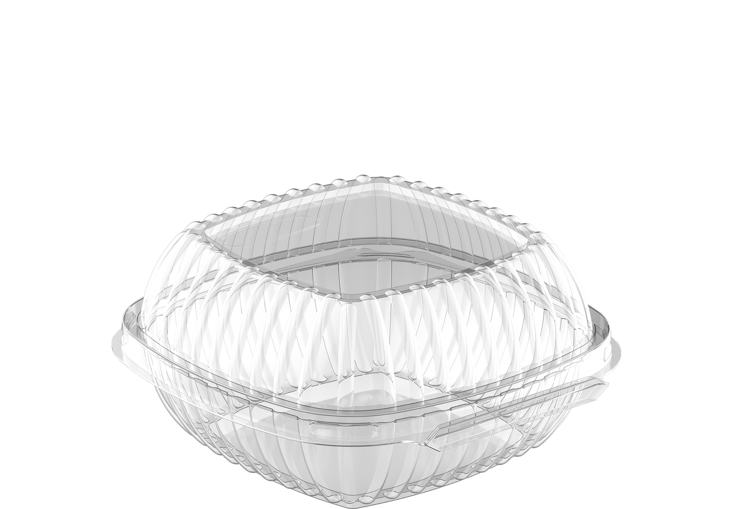 Large Burger Plastic Containers Pack of 25