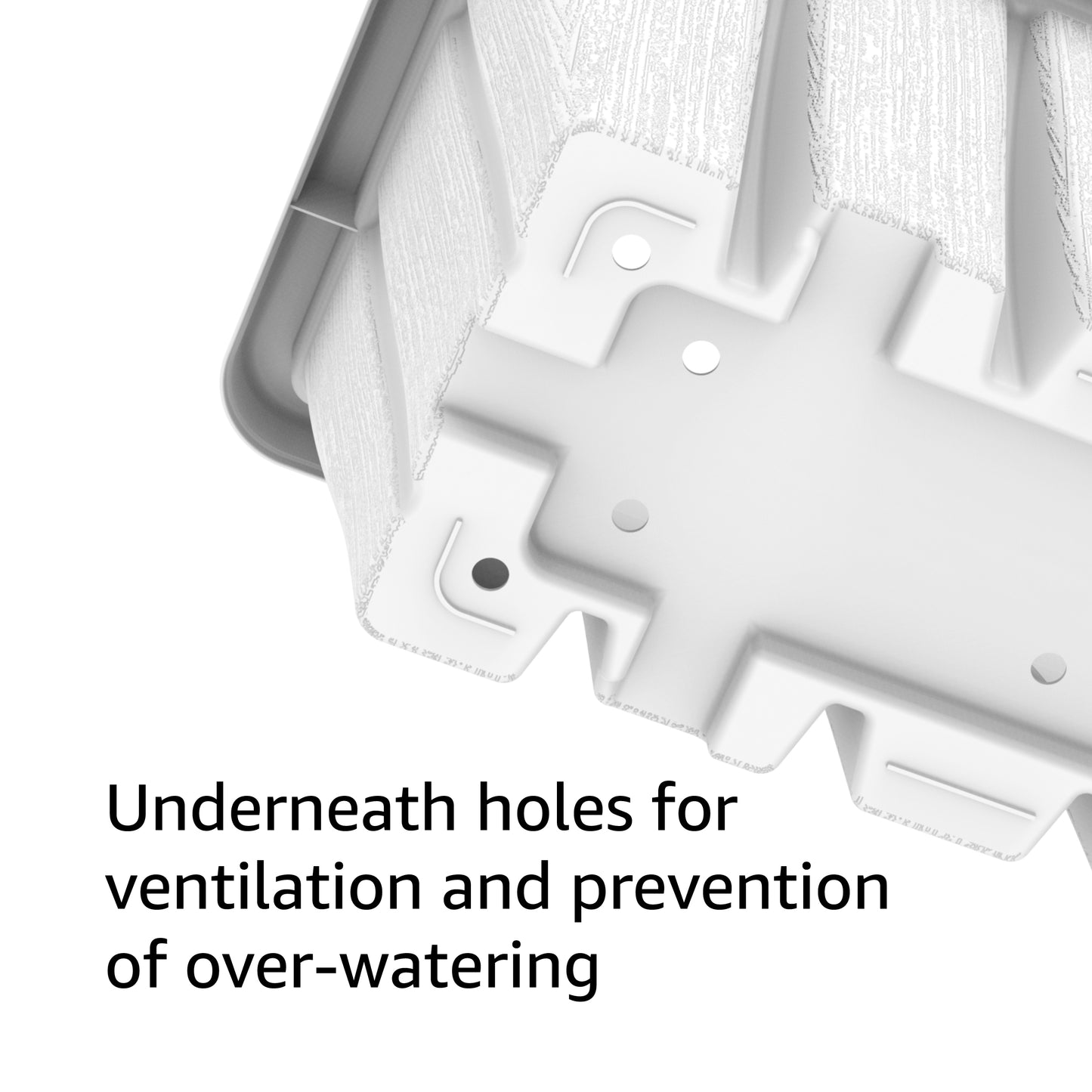 30" Cedargrain Rectangular Planter with Tray