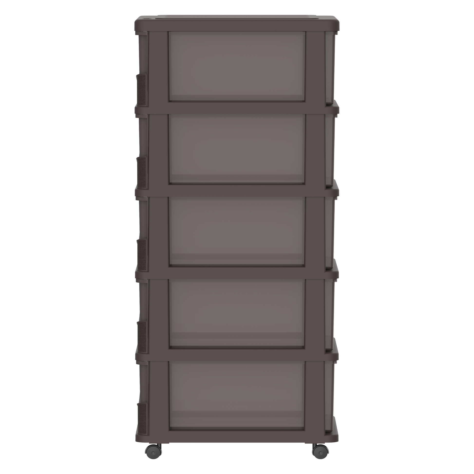 5 Tiers Storage Cabinet with Drawers & Wheels