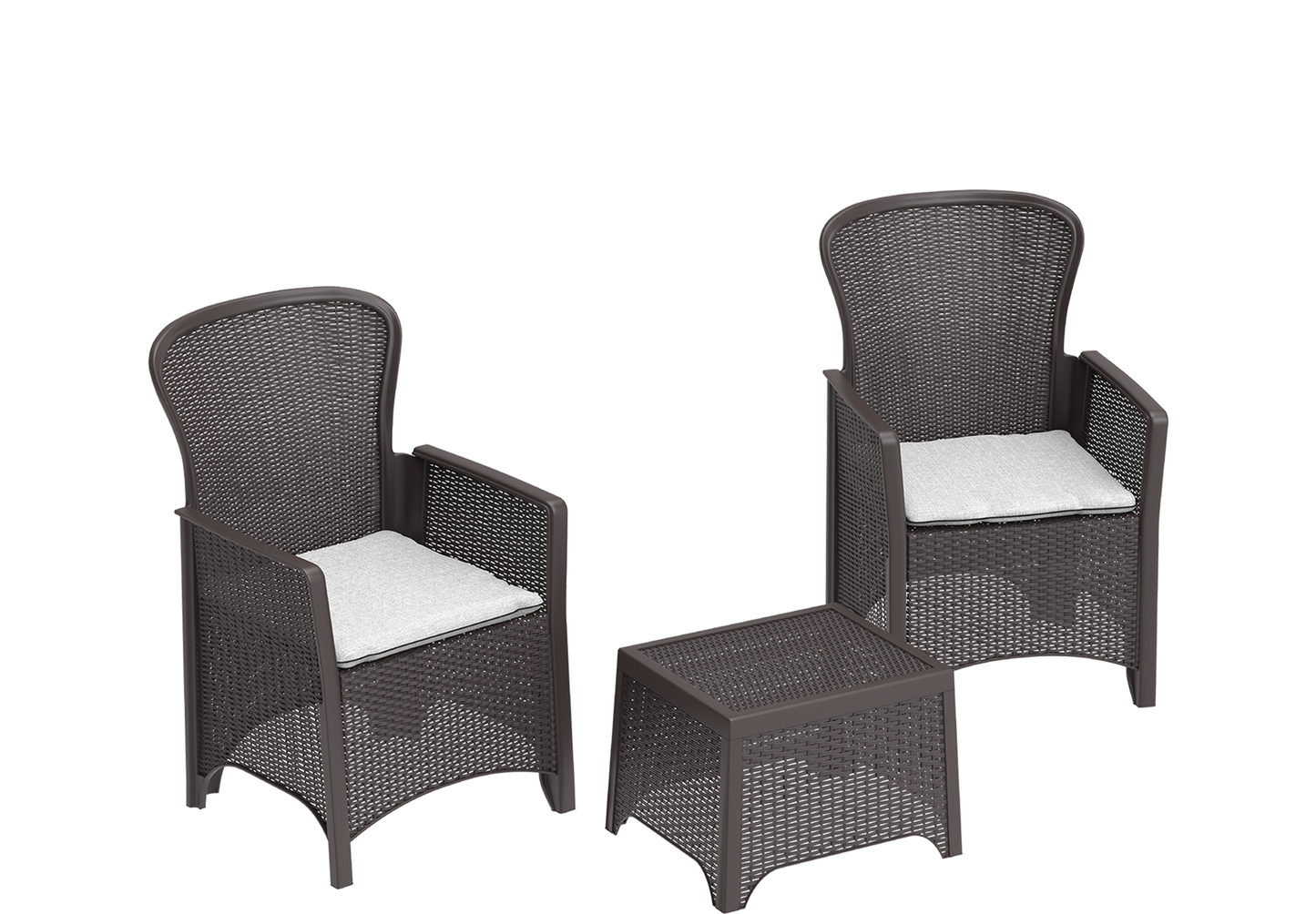 Lounge Set with Cushions