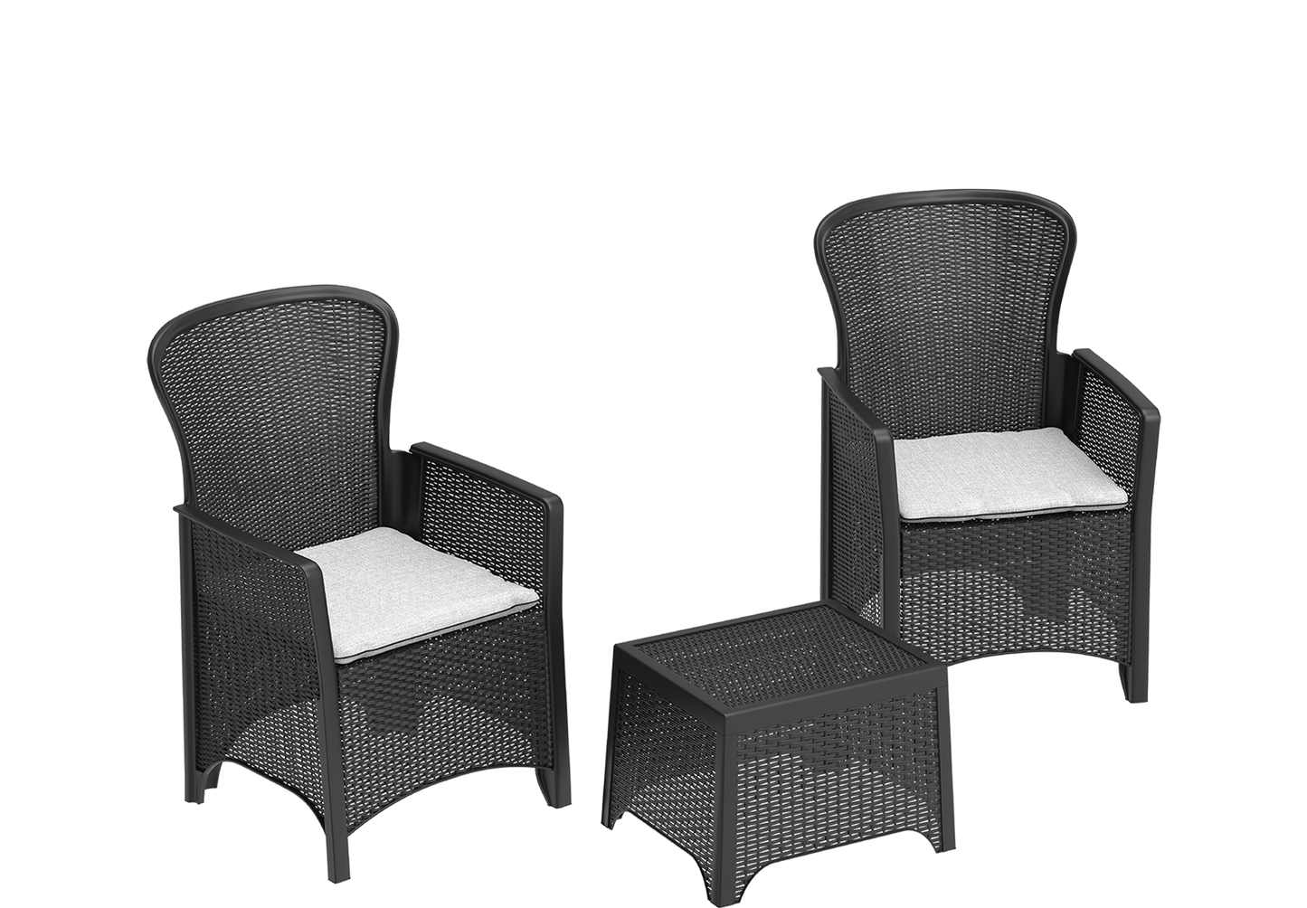 Lounge Set with Cushions