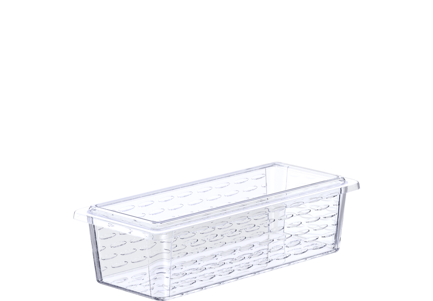 Plastic Crystal Butterdish