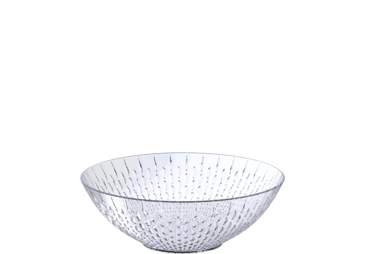 Plastic Crystal Salad Bowl Small