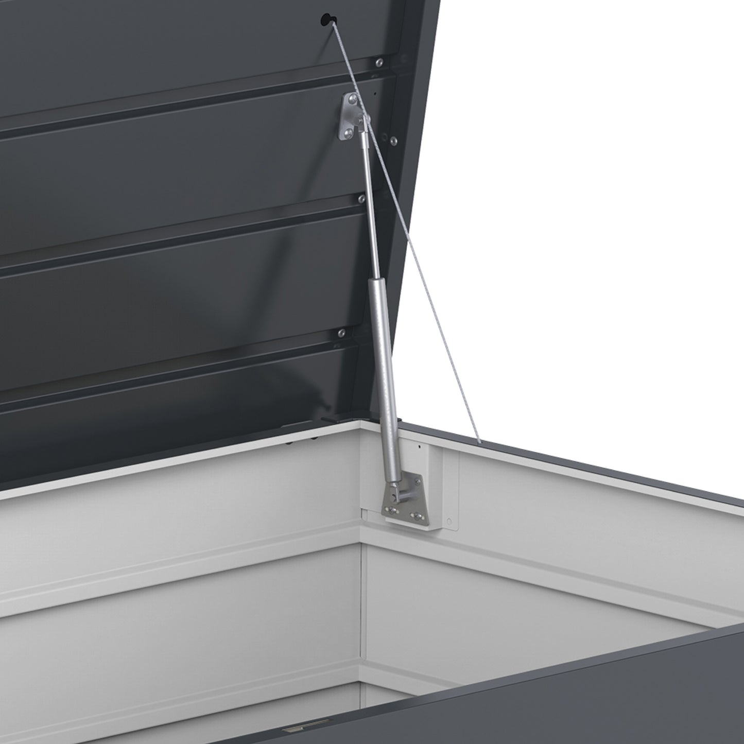 Palladium 865L Deck Storage Steel Box- Cosmoplast