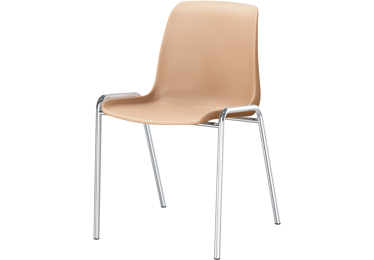 Chair with Steel Legs