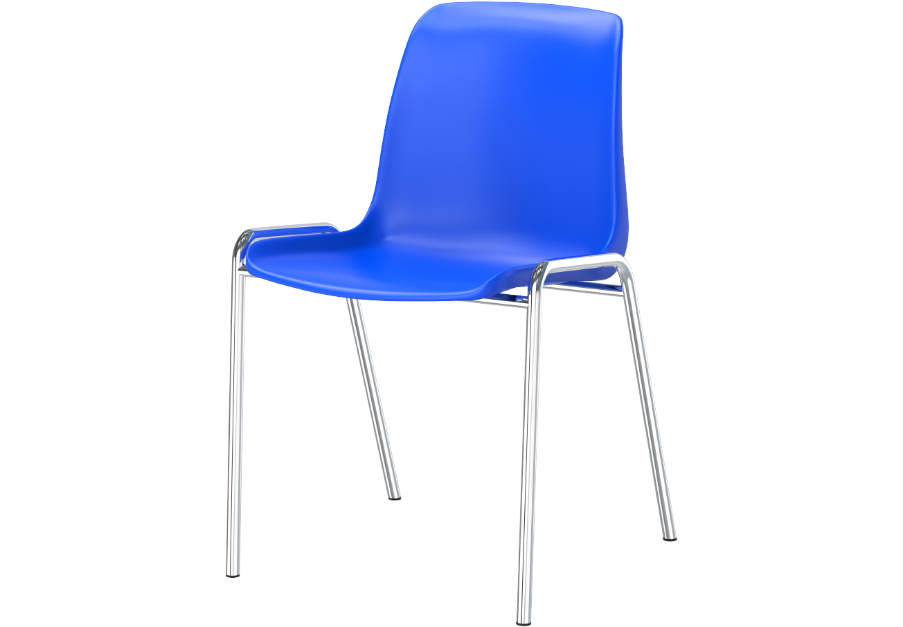 Chair with Steel Legs