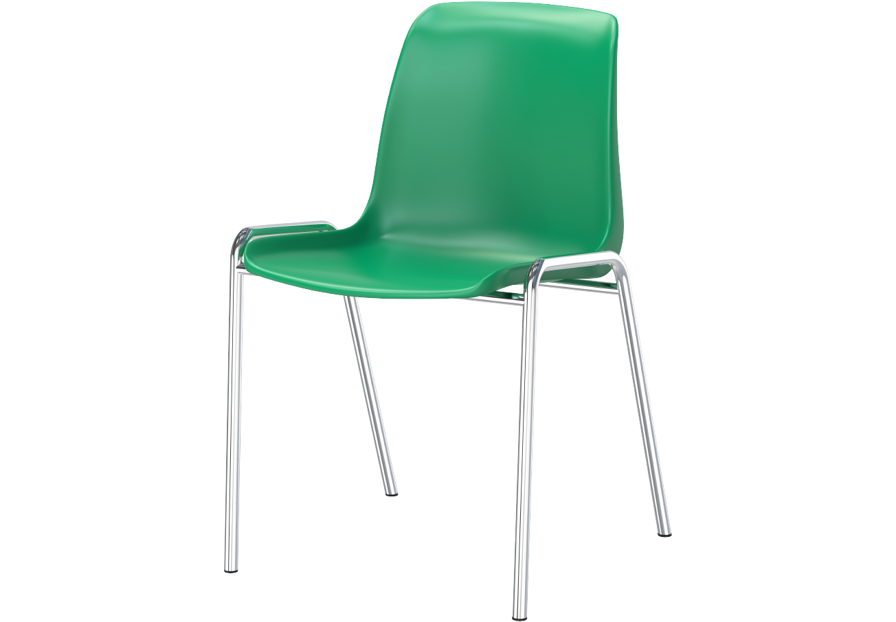 Chair with Steel Legs