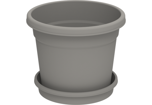 16" Round Flowerpot with Tray