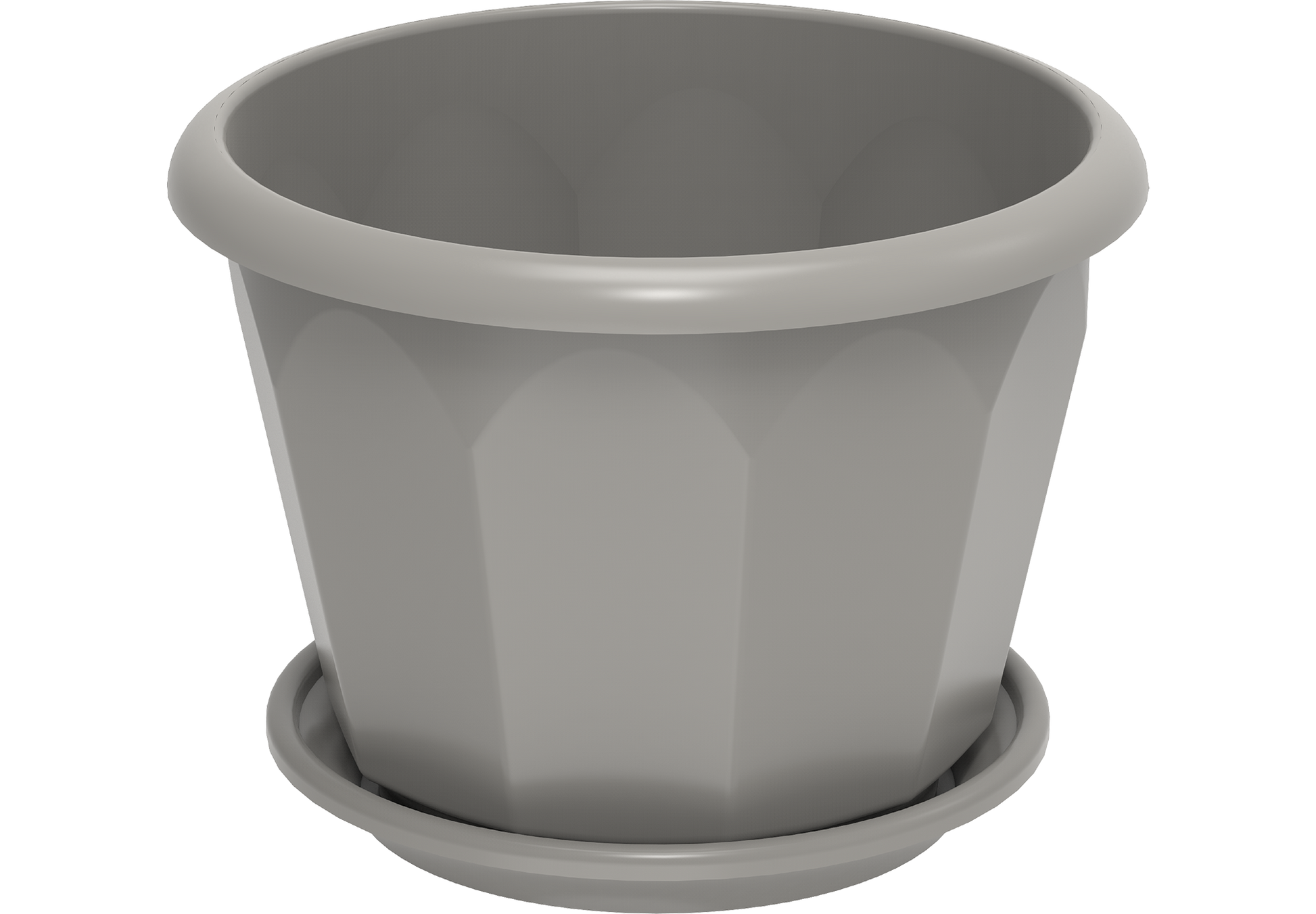 Hexagon Flowerpot with Tray