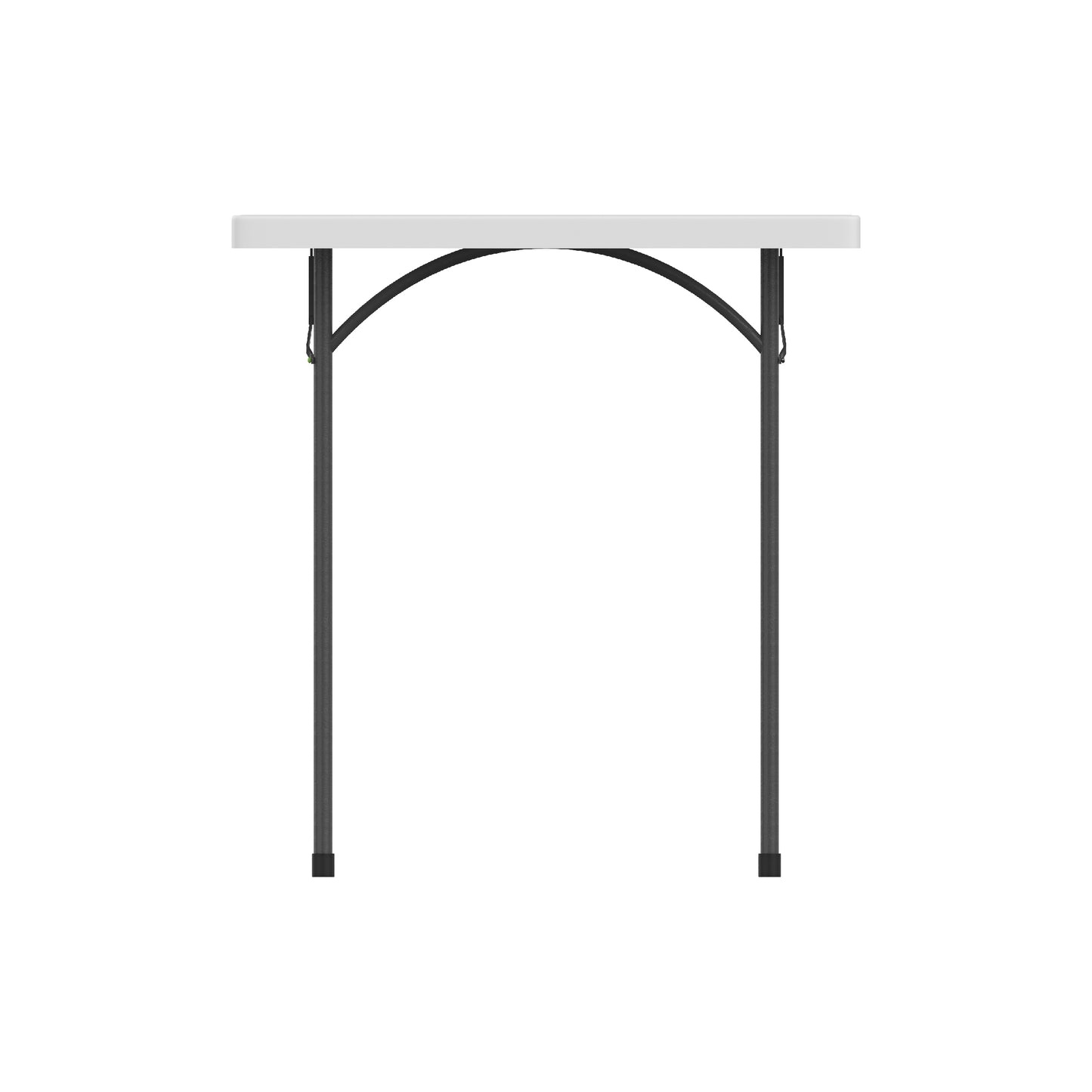 Square Folding Table with Steel Legs