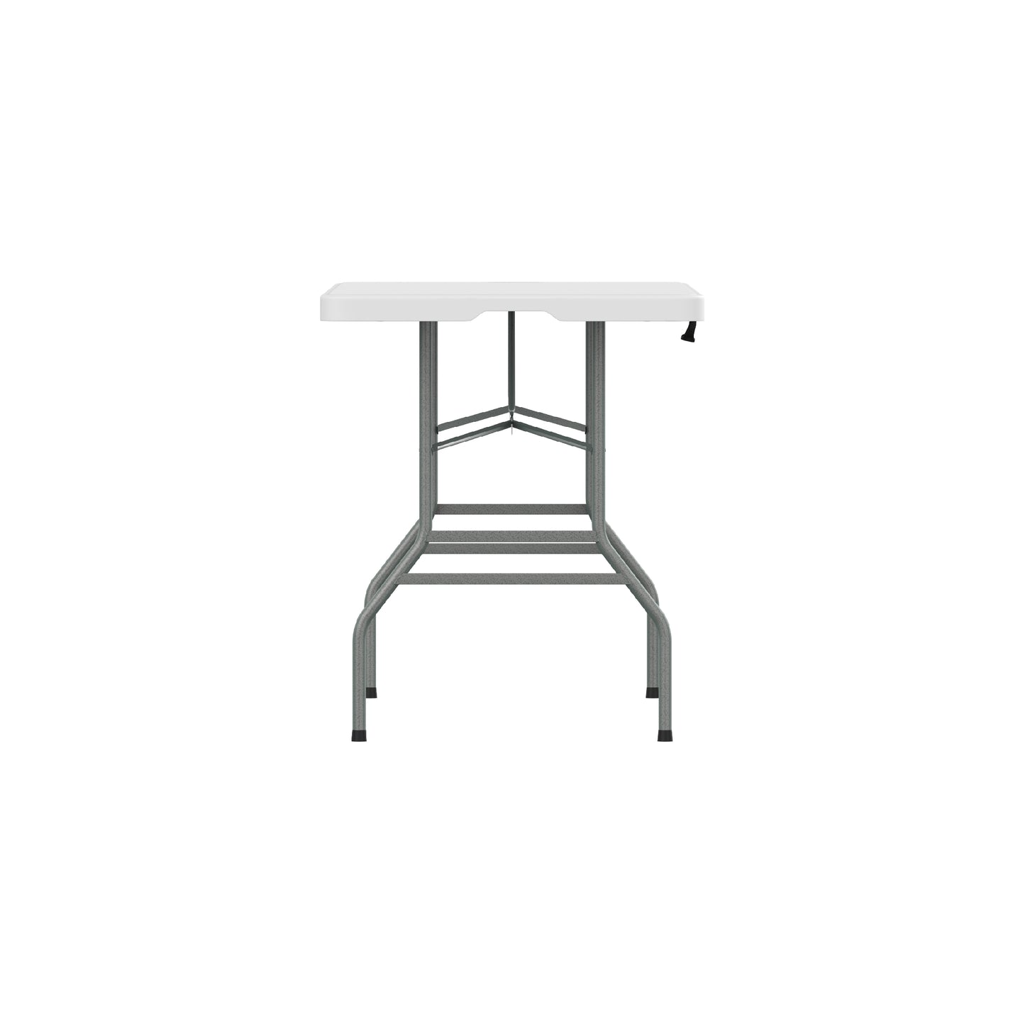 180 cm Folding Picnic Table with Steel Legs