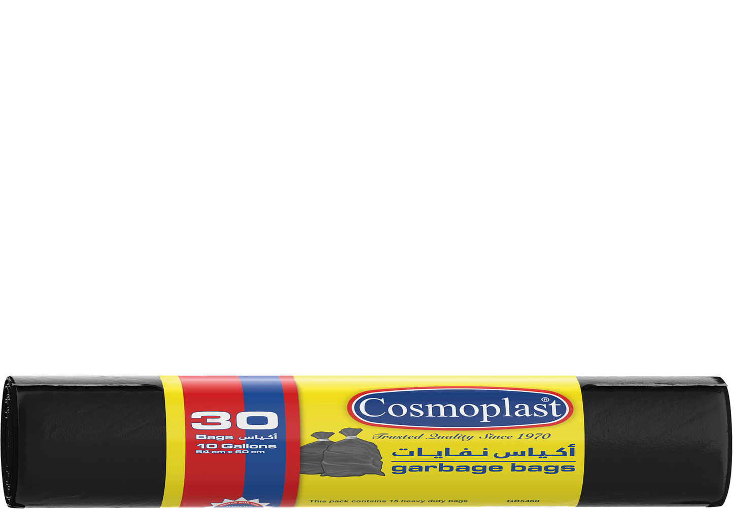 أكياس نفايات 10 جالون 54 × 60 سم