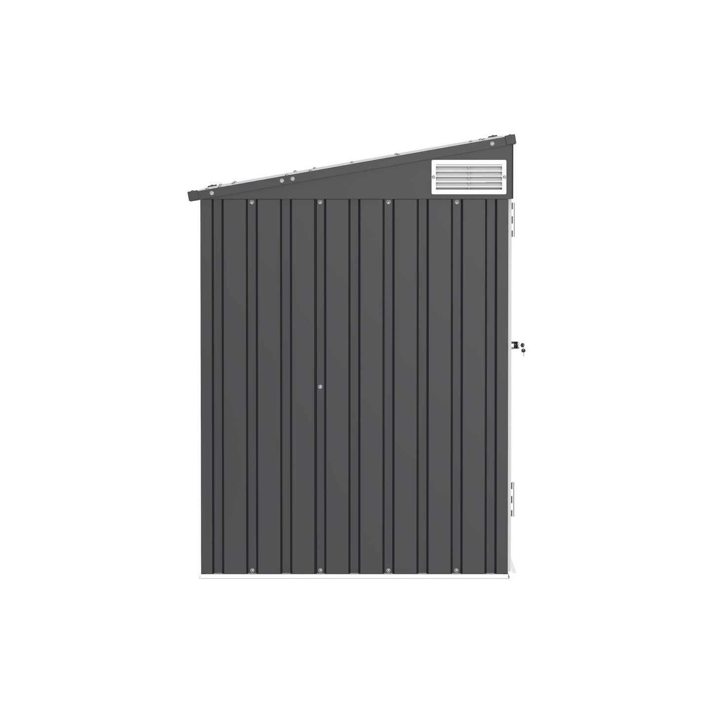 1420L Small Storage Steel Shed with Flat Lid