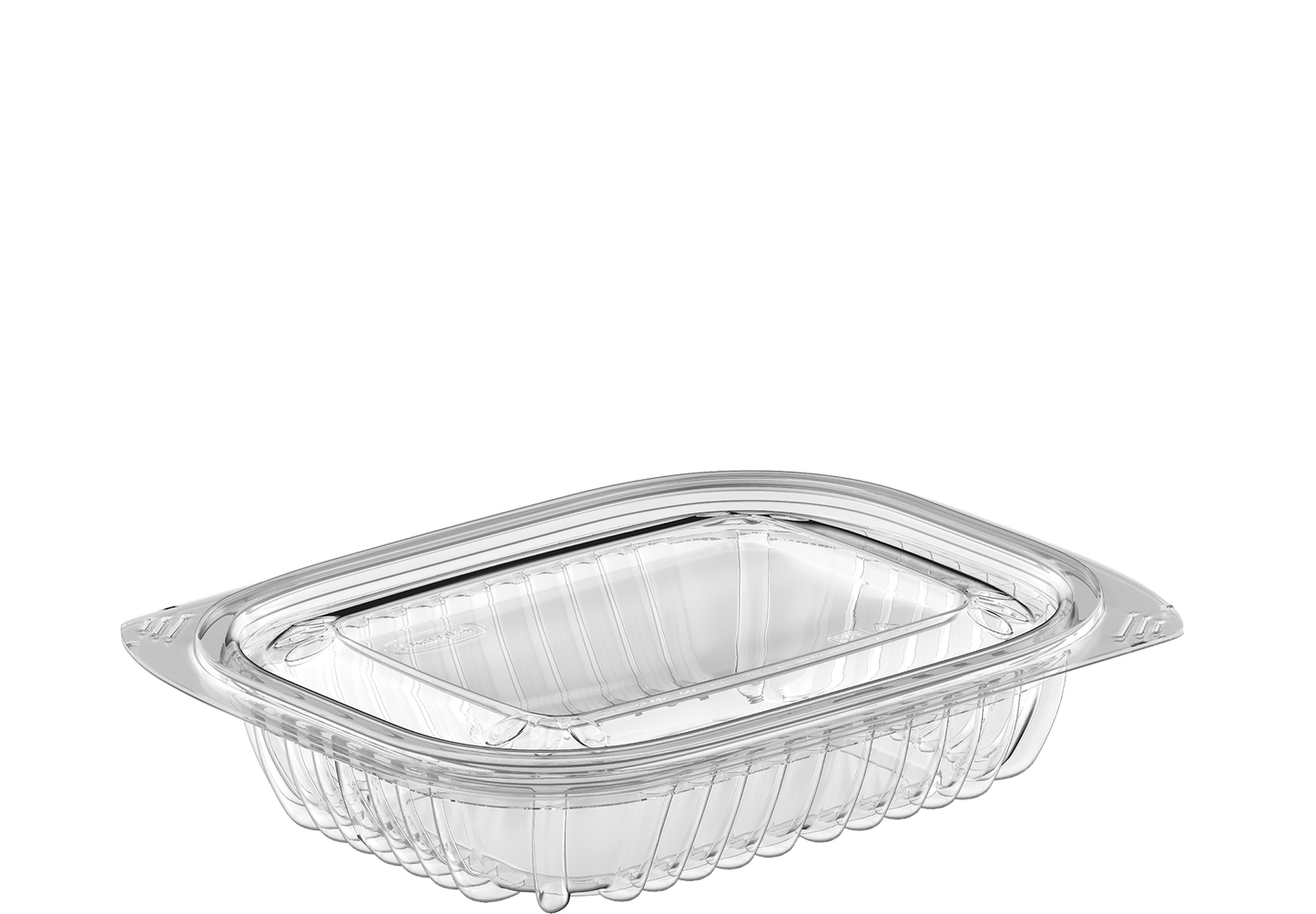 8 oz Carton of 250 Clear General Purpose Containers with Lids