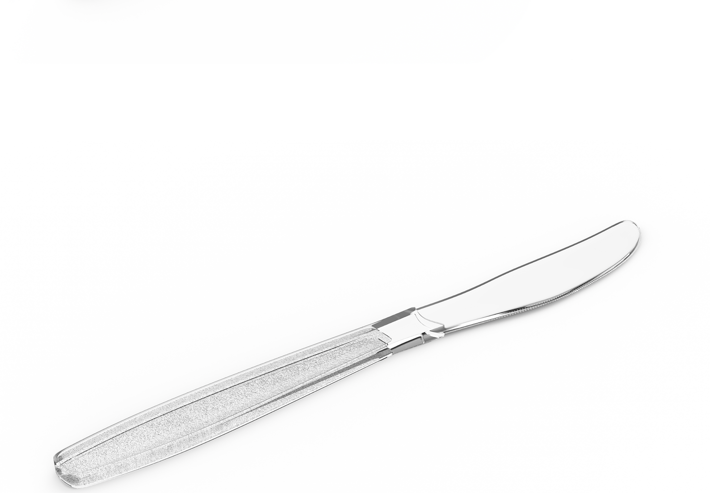 Clear Transparent Plastic Knife Pack of 50