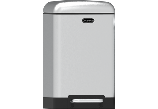 30L Lumina Steel Waste Bin with Pedal