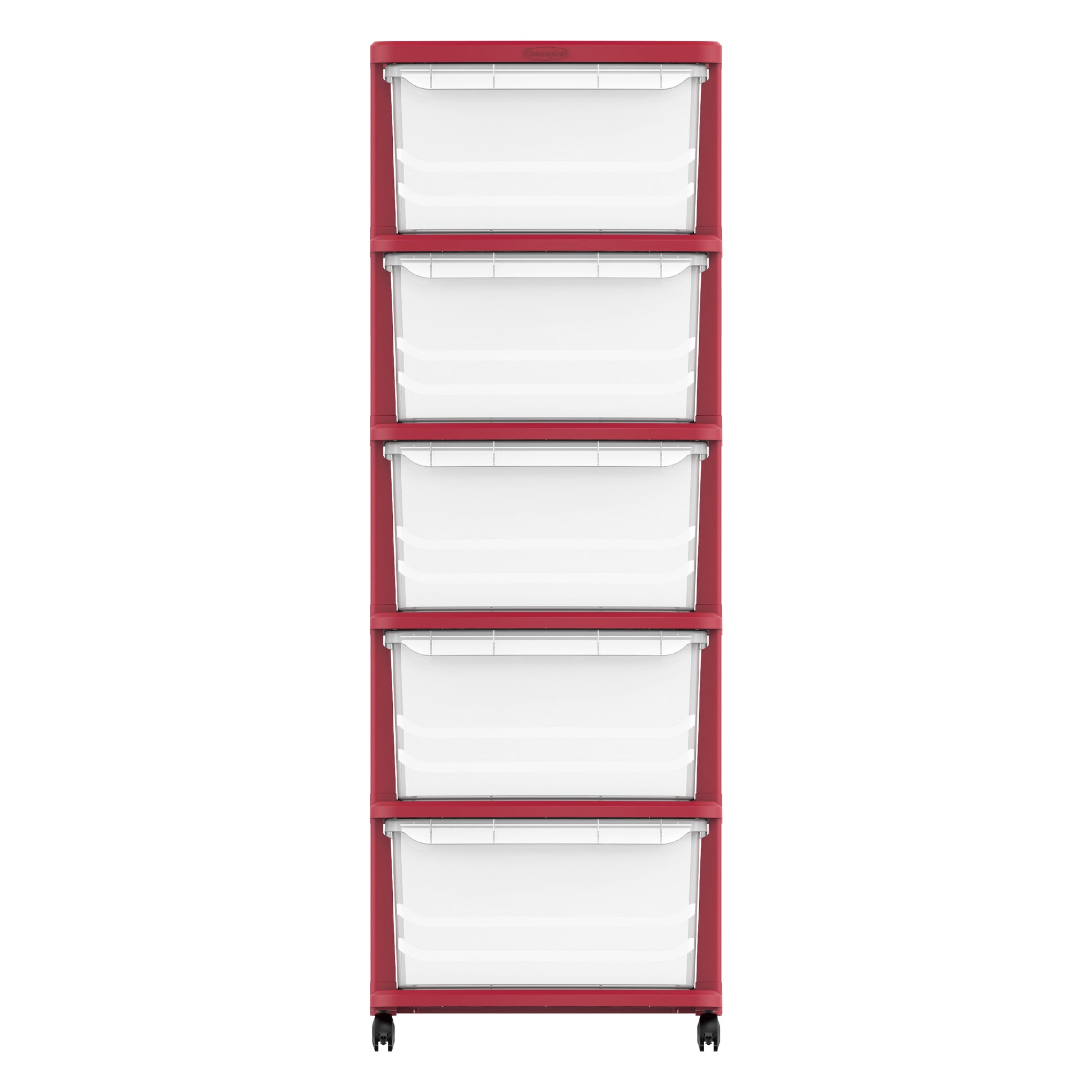 5 Tiers Multipurpose Storage Cabinet with Wheels