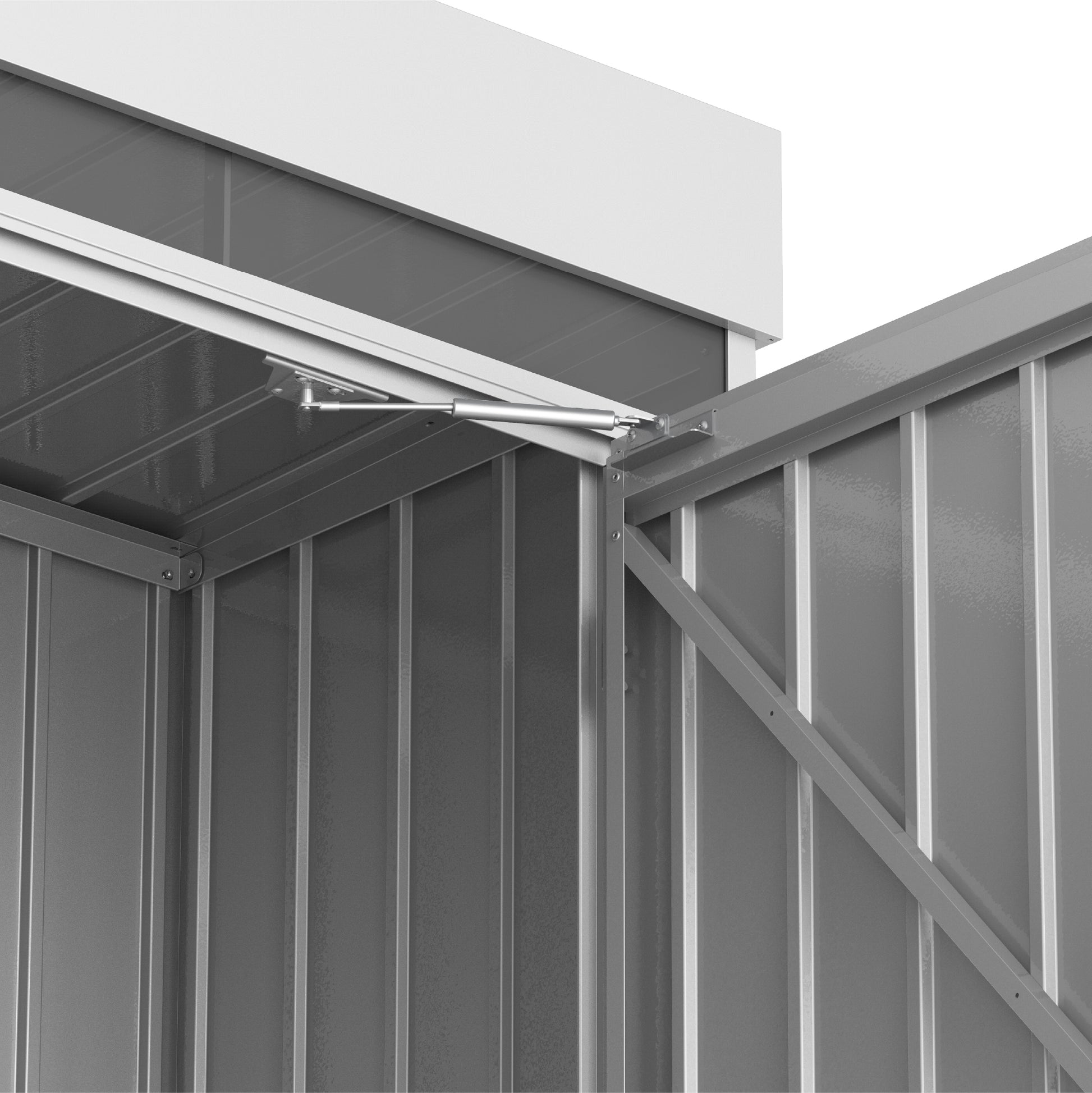 Palladium Steel High Store Lockers with Roof Garden Double Door Cabinets