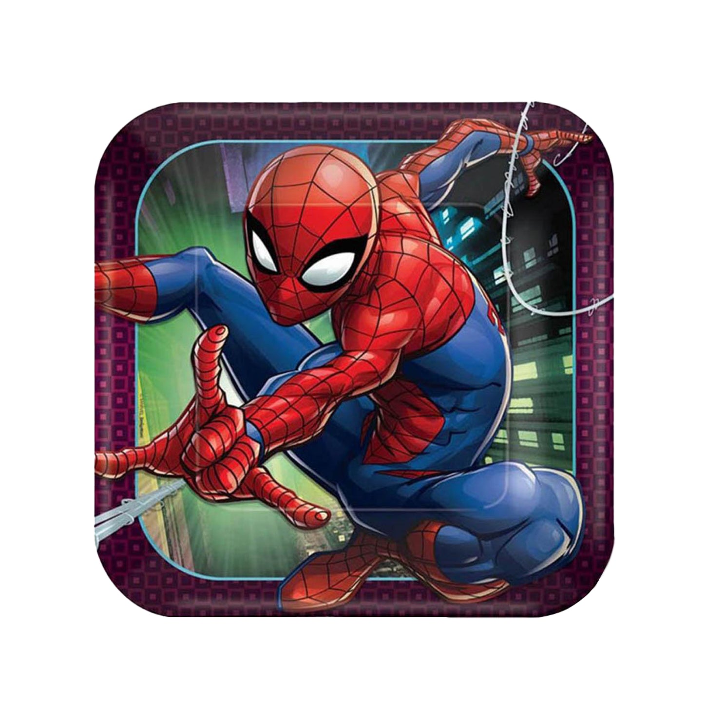 Spider-Man Square Paper Plates