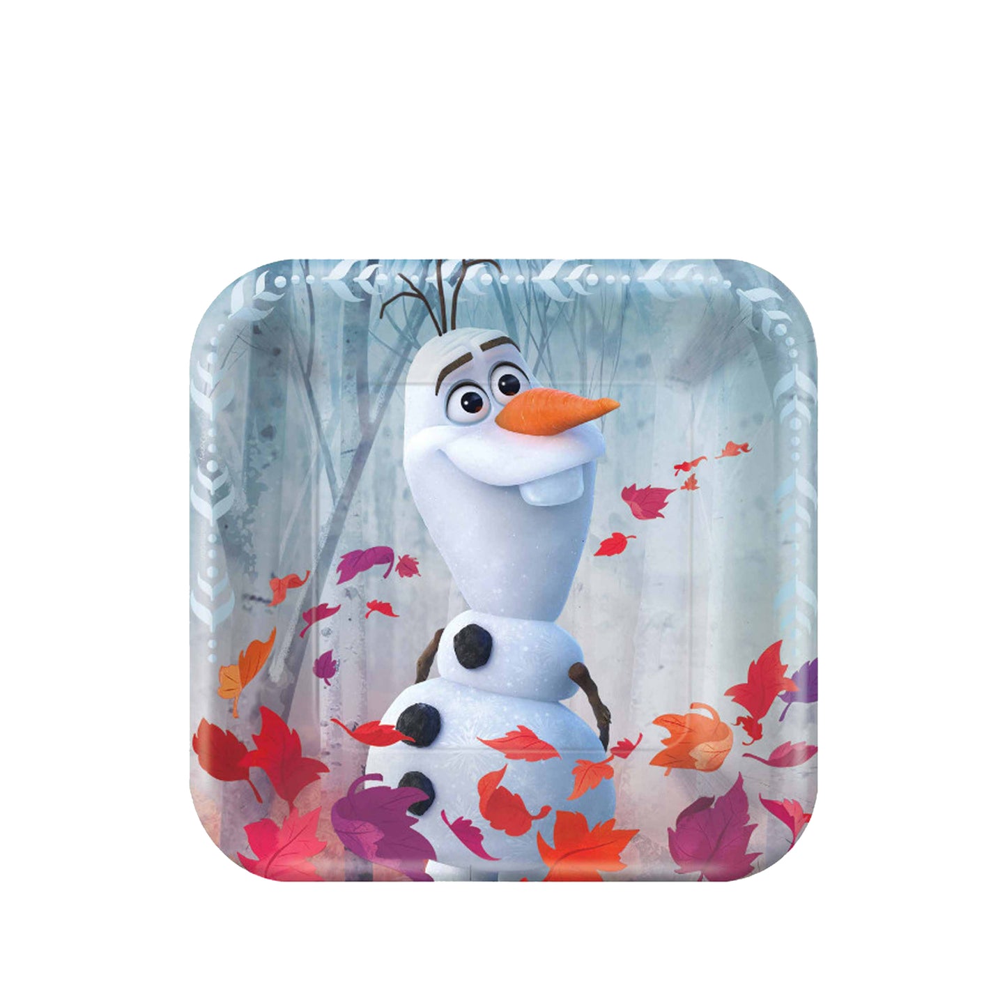Frozen Square Paper Plates