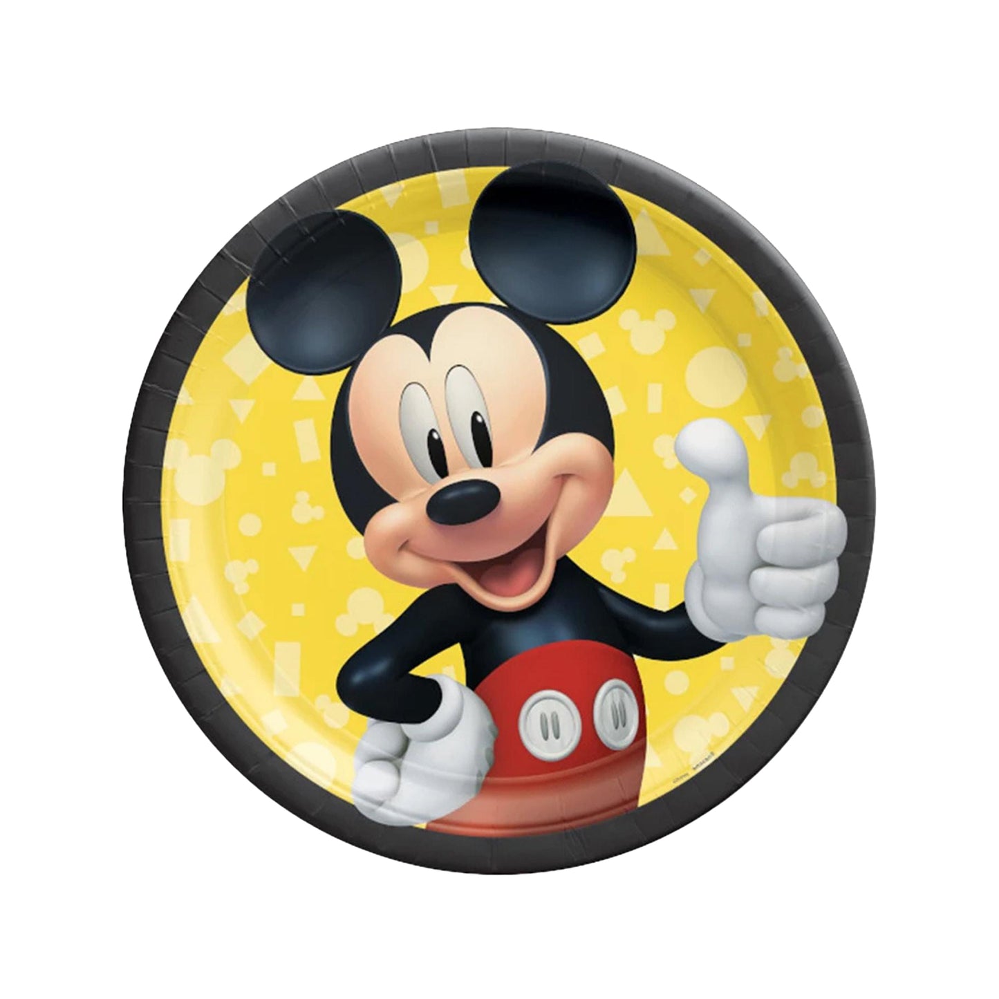 Mickey Mouse Round Paper Plates