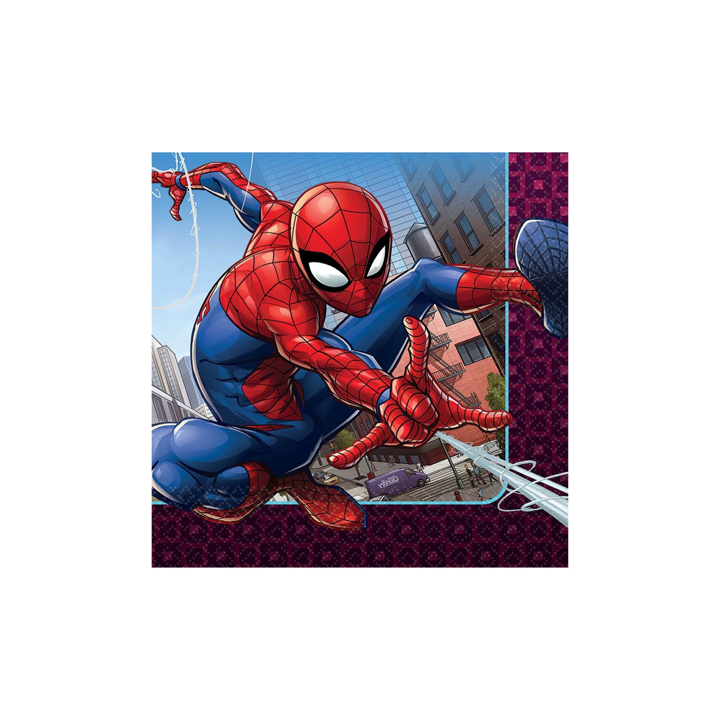 Spider-Man 33 cm Lunch Napkins Pack of 16