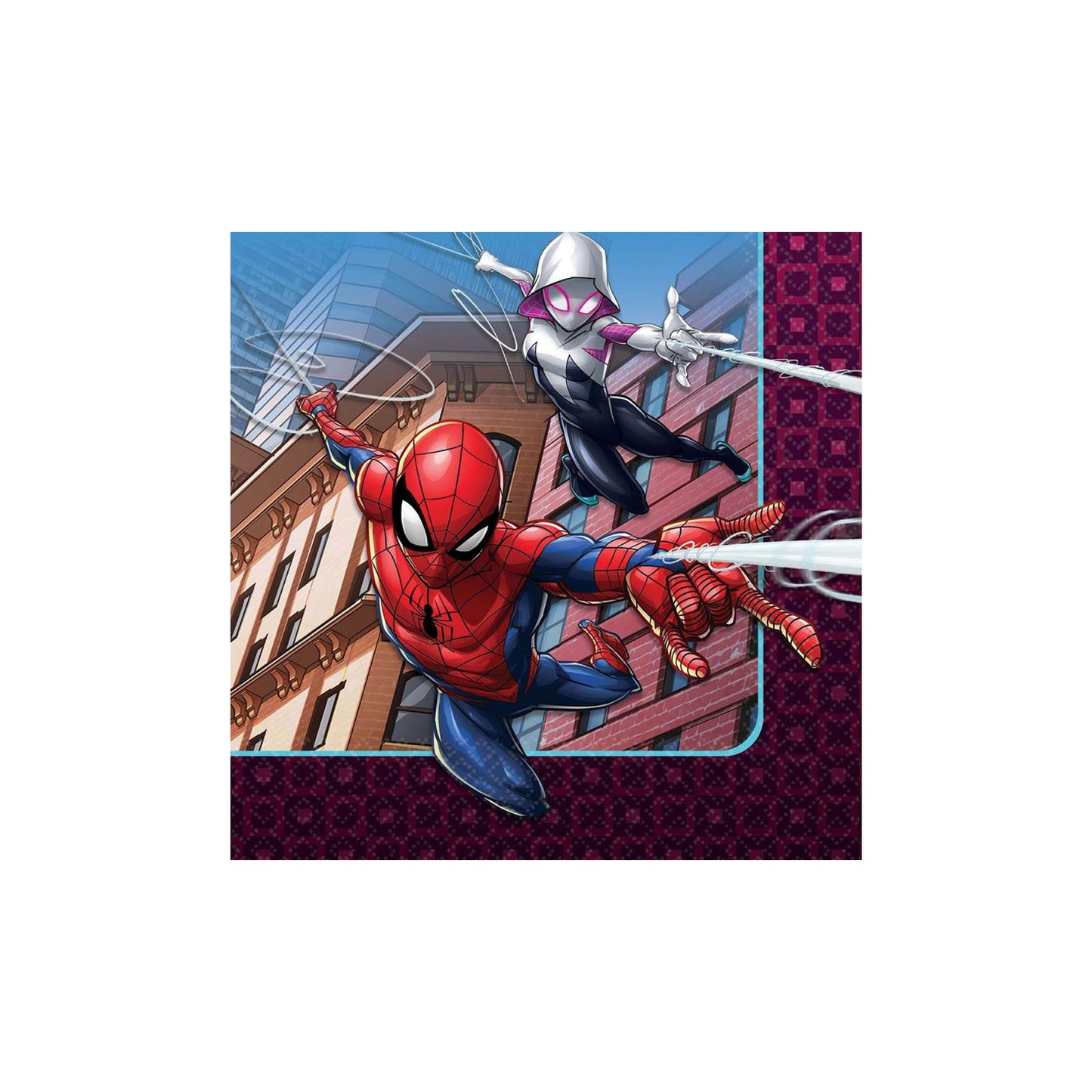 Spider-Man 33 cm Beverage Napkins Pack of 16