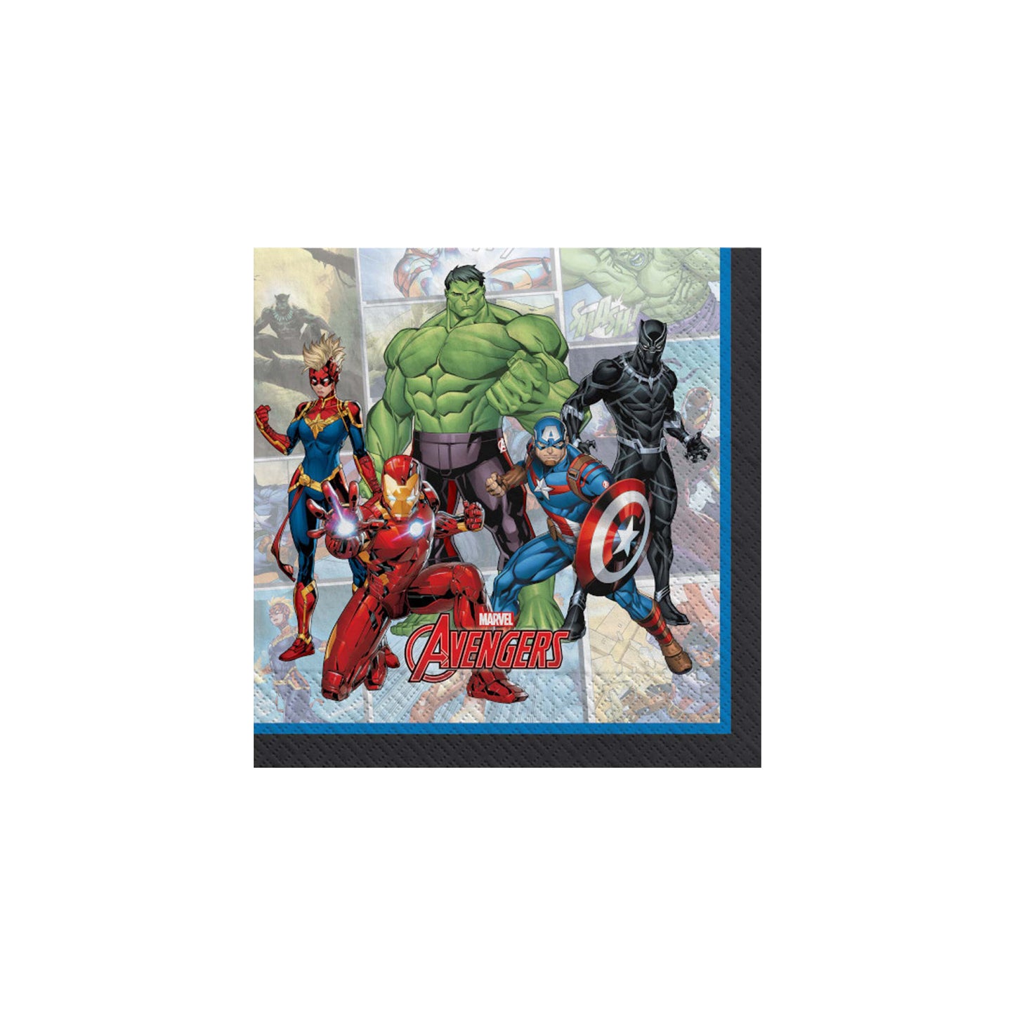 Avengers 33 cm Lunch Napkins Pack of 16