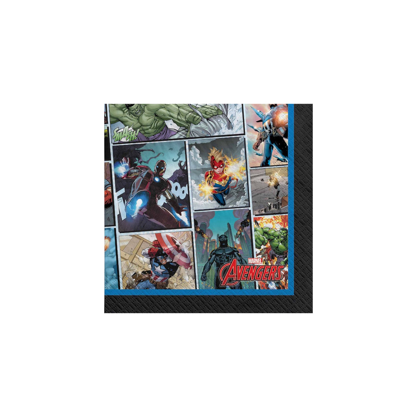 Avengers 33 cm Beverage Napkins Pack of 16