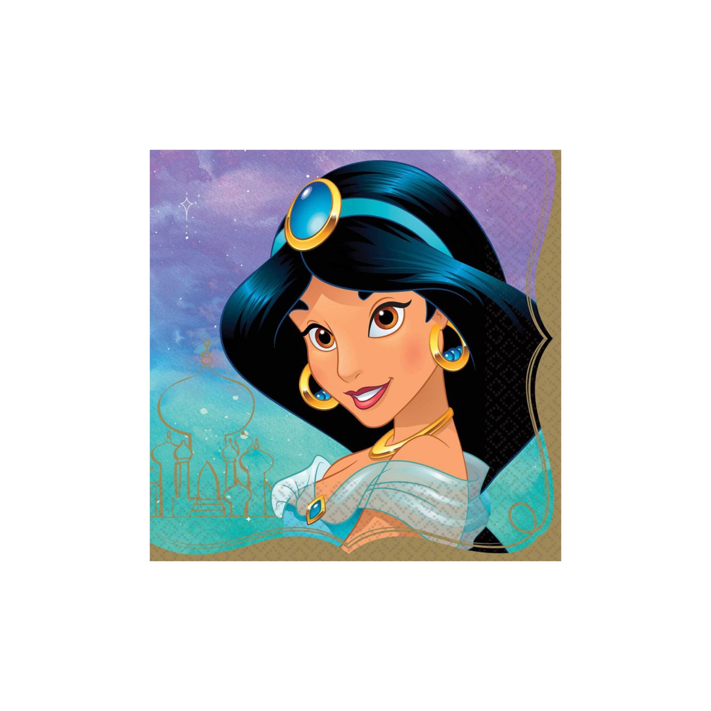 Princess Jasmine 33 cm Lunch Napkins Pack of 16