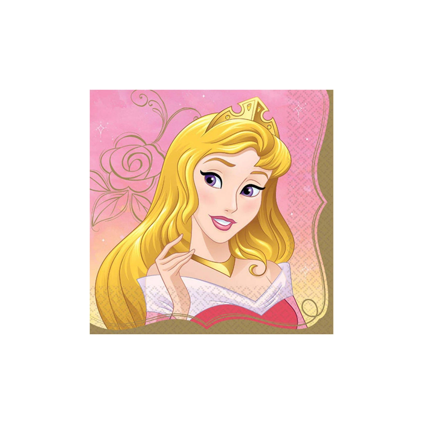 Princess Aurora 33 cm Lunch Napkins Pack of 16
