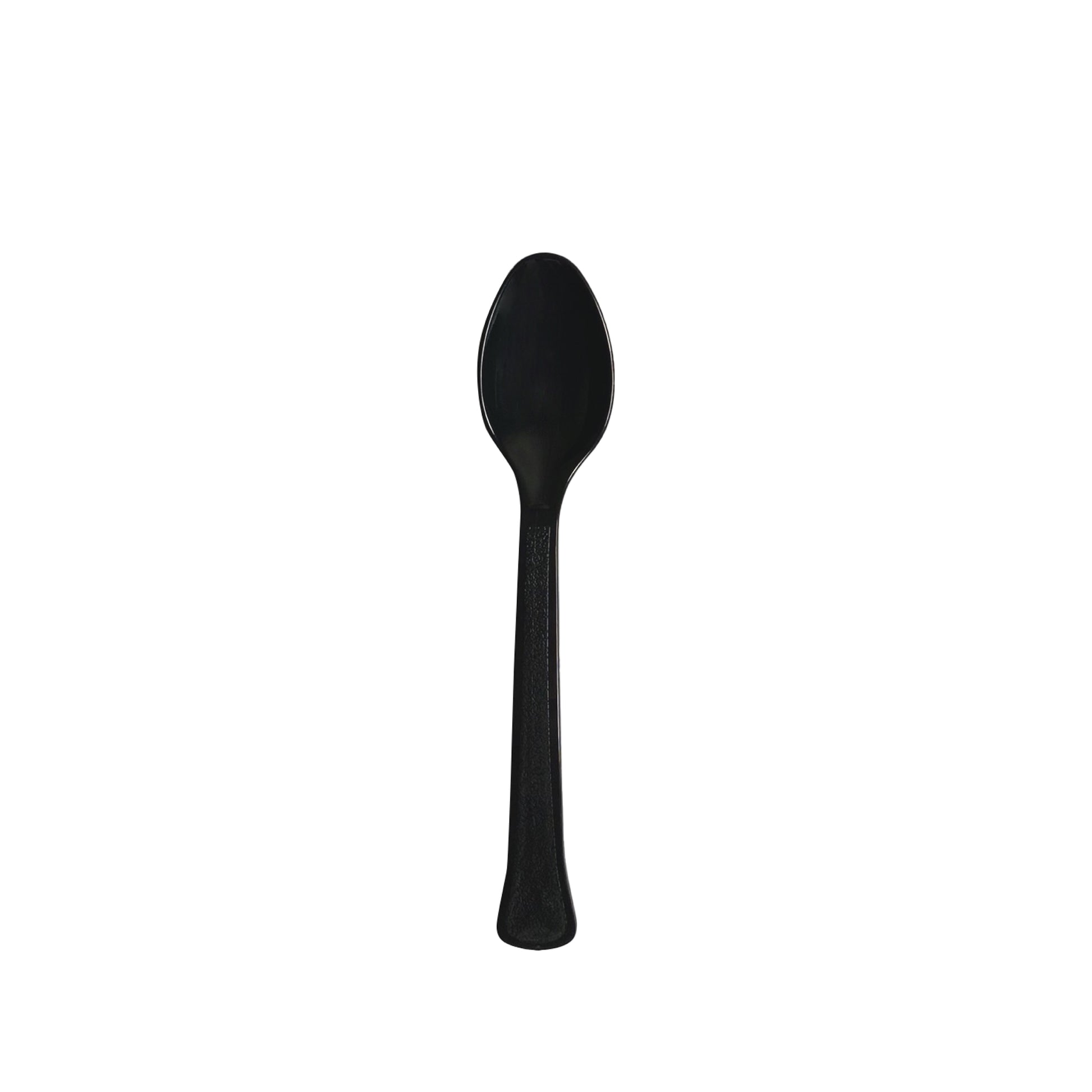 Black Disposable Plastic Spoon