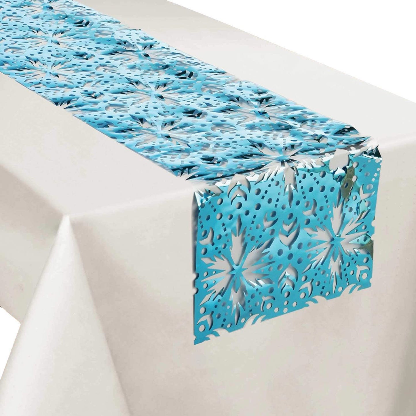 Frozen Fabric 33 x 183 cm Floral Plastic Table Runner Pack of 1