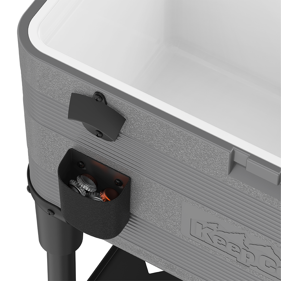 KeepCold Icebox Cart with Wheels