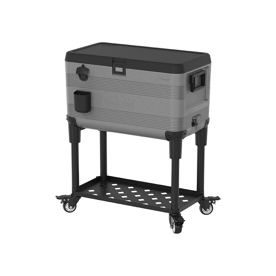 KeepCold Icebox Cart with Wheels