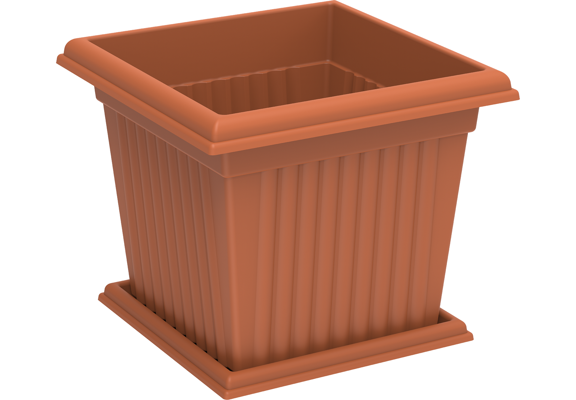 Cosmoplast UAE 30L Square Planter with Tray