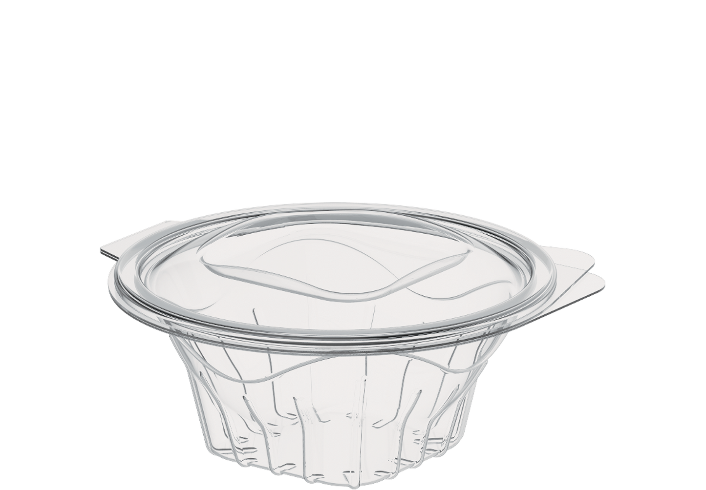 24 oz Salad Containers with Hinged Lids