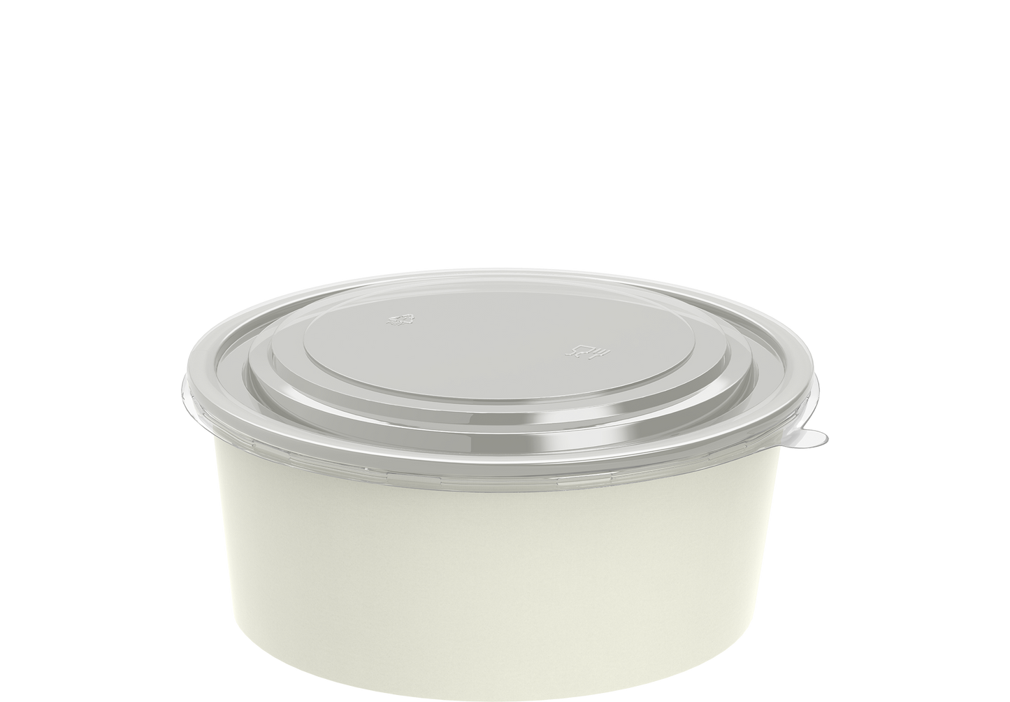 90 mm Pack of 50 Strawless Lids for 12, 14 oz Clear Plastic Cups