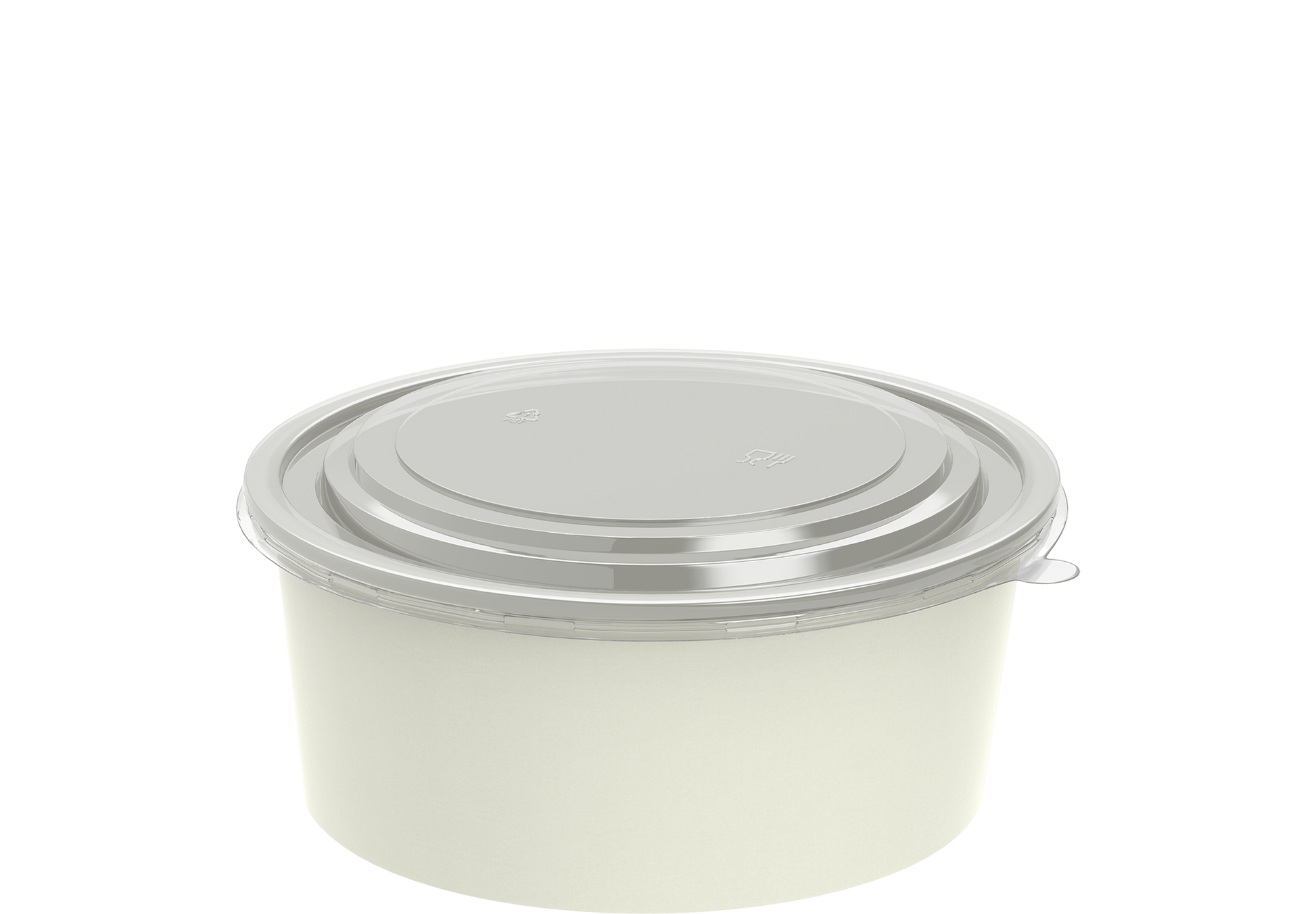 90 mm Pack of 50 Strawless Lids for 12, 14 oz Clear Plastic Cups