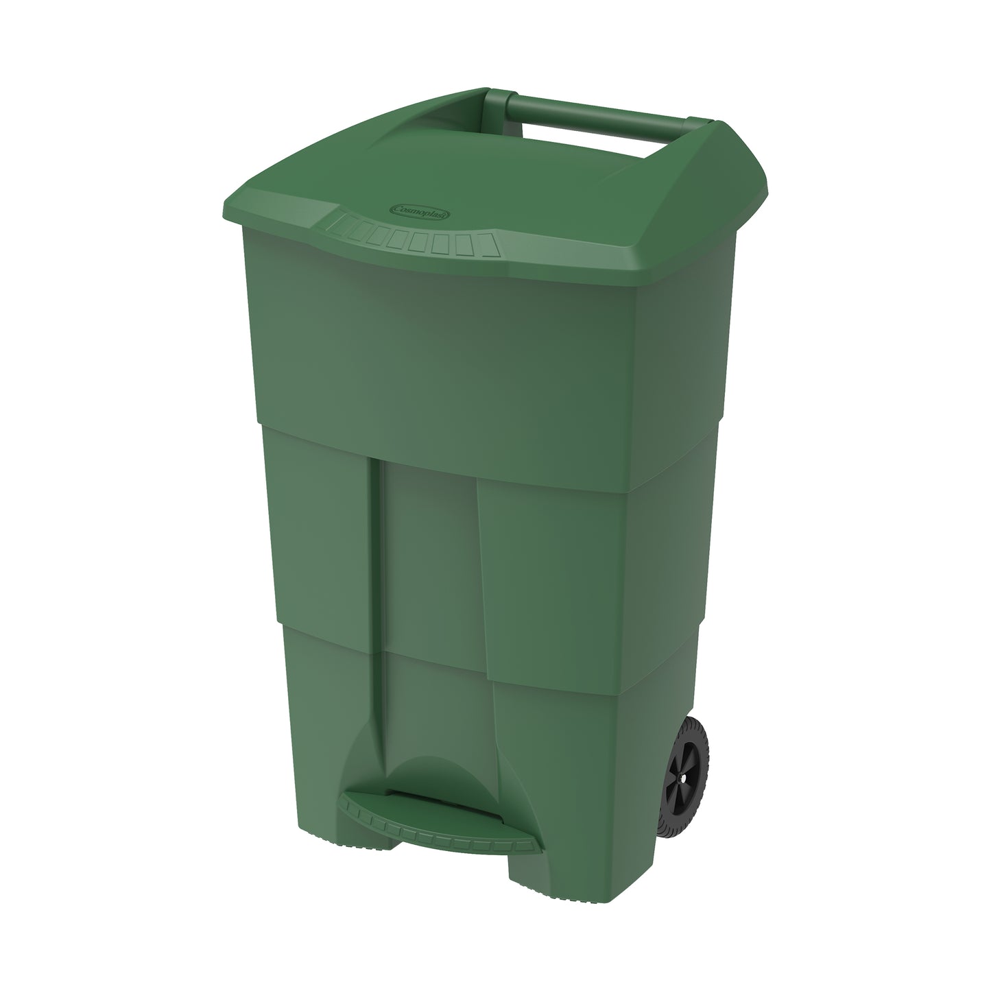 125L Step-on Waste Bin with Pedal & Wheels